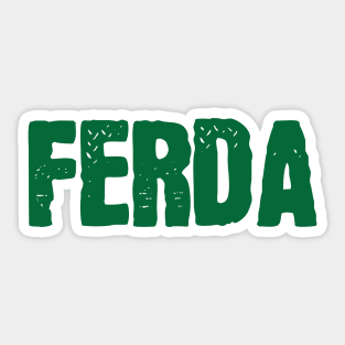 Ferda Green Sticker